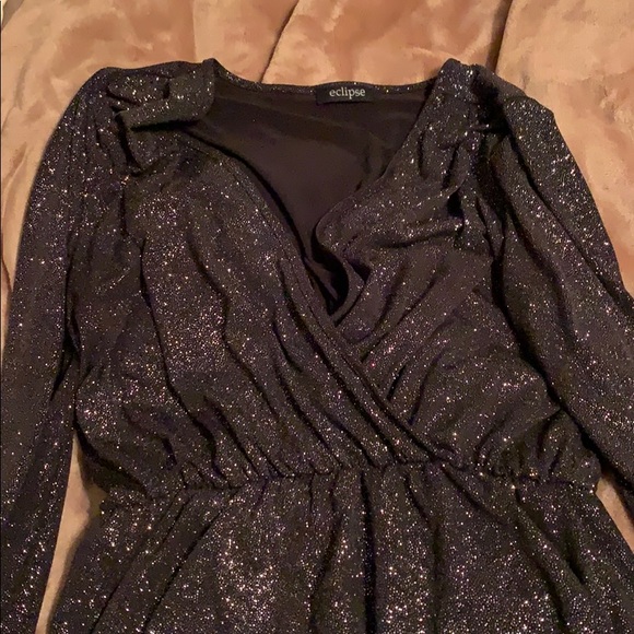 Sparkly black romper  ✨ - Picture 2 of 3